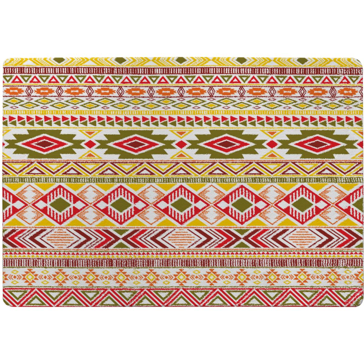 Aztec American Indian Pattern Rug - Red / 230cm – image 2