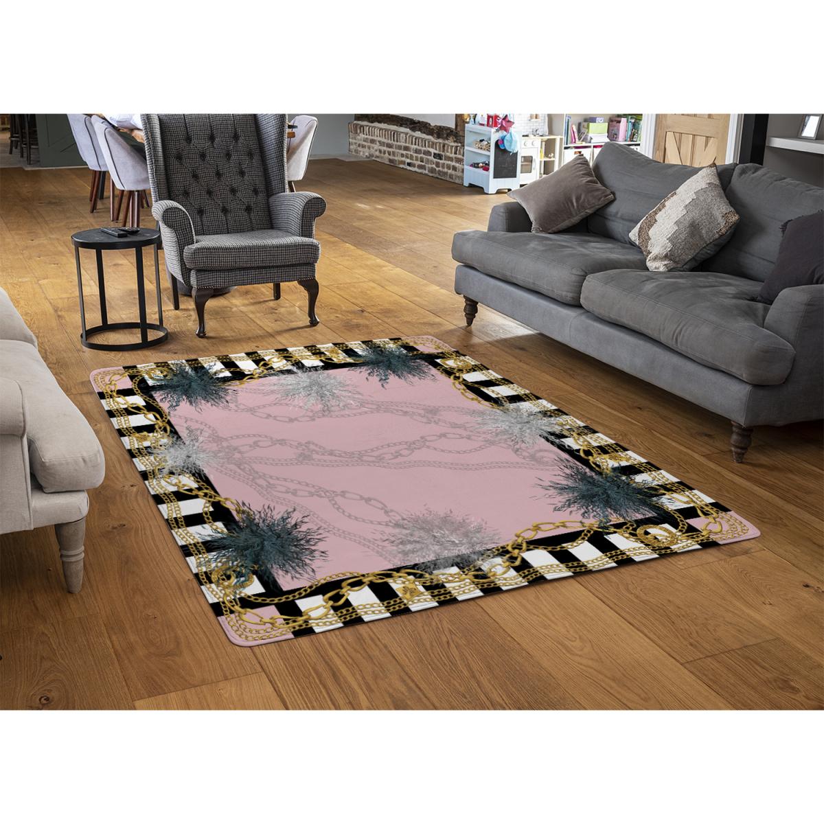 Chains Rug - Pink / 230cm – image 3