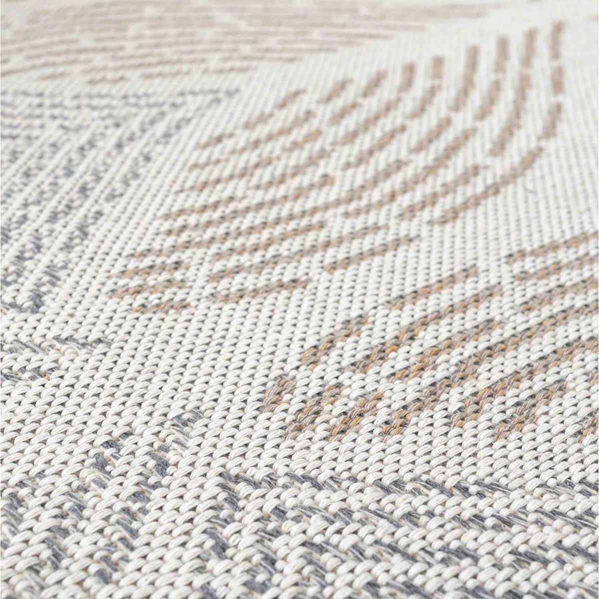 Natural Beige Diamond Geometric Recycled Cotton Area Rug - Natural / 230 x 160cm – image 2