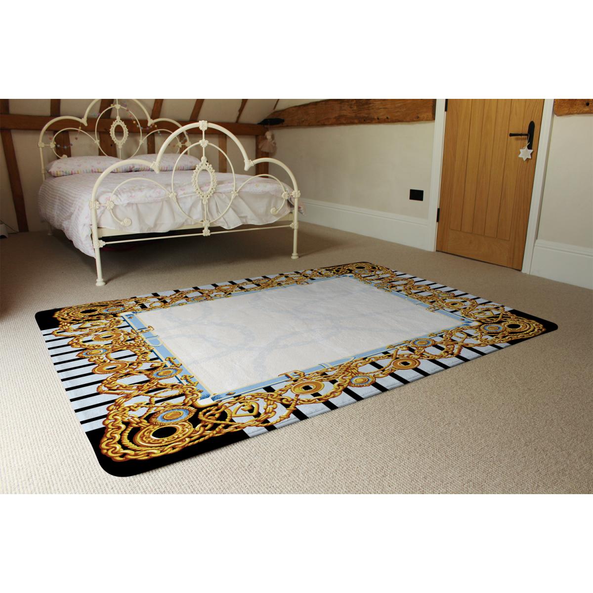 Golden Chains Rug - Gold / 230cm – image 3