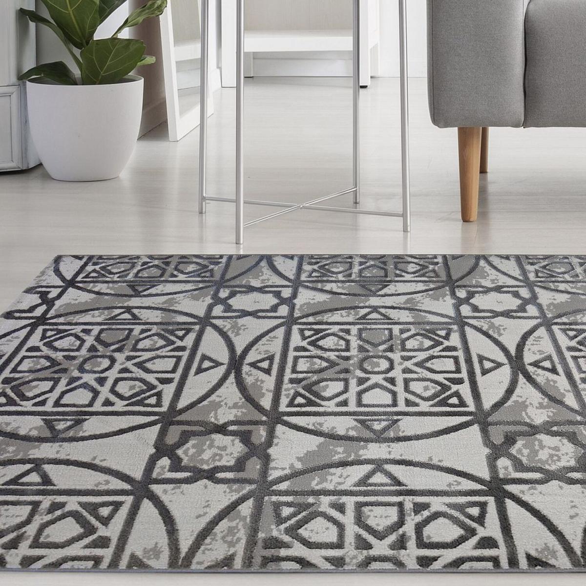 Grey Moroccan Boutique Area Rug - Holm - Grey – image 2