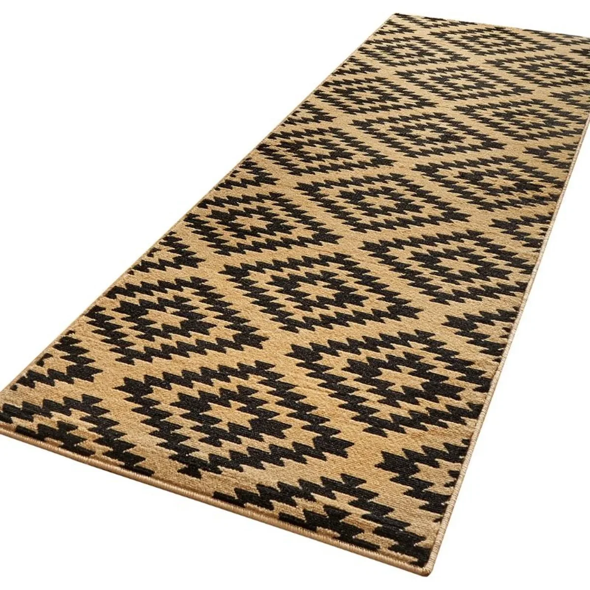 Hanse Home Designer Velours Nordic Polypropylene Diamond Runner Rug Brown - Brown / 500.0cm – image 3