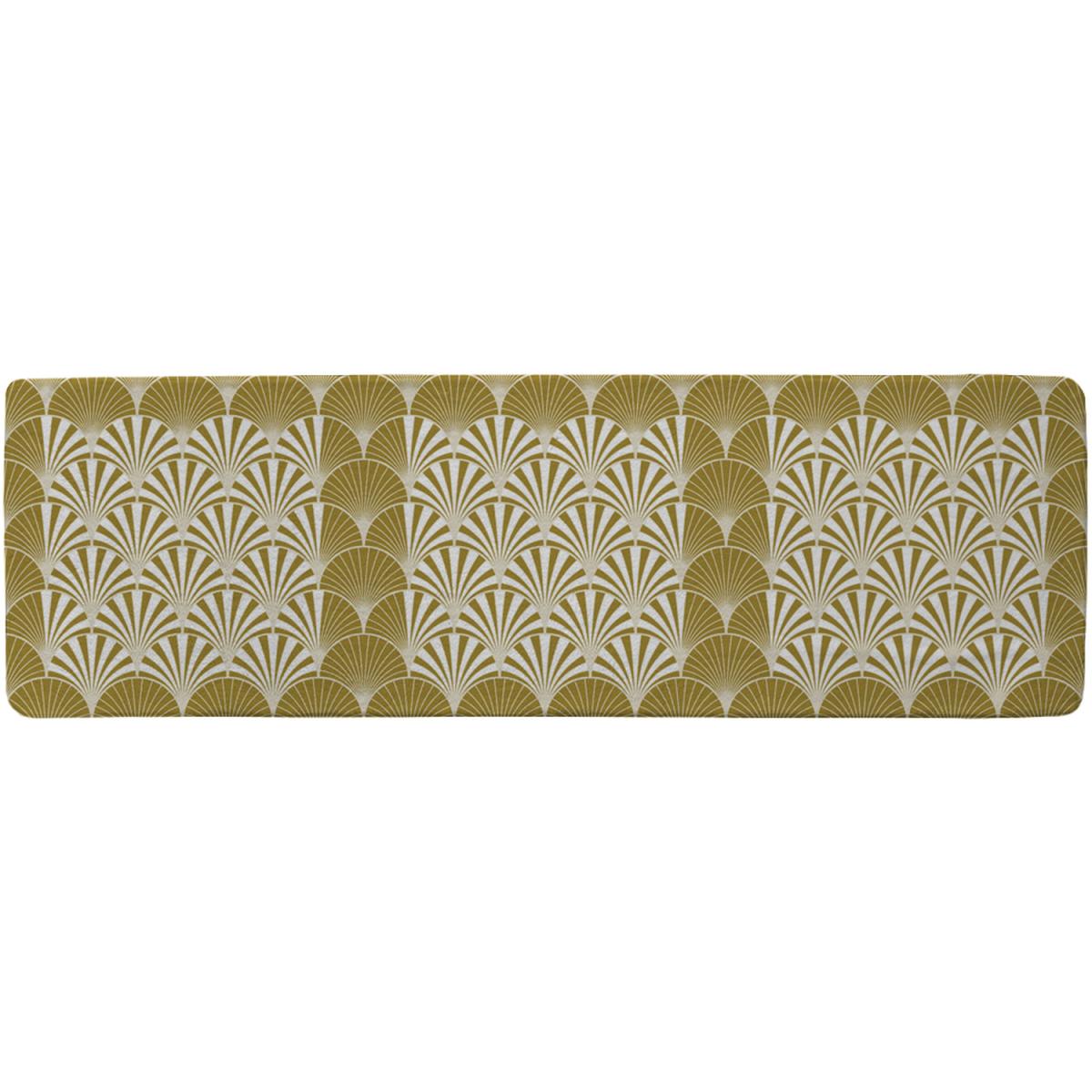 Golden Semi Circles Runner Rug - Gold – image 2