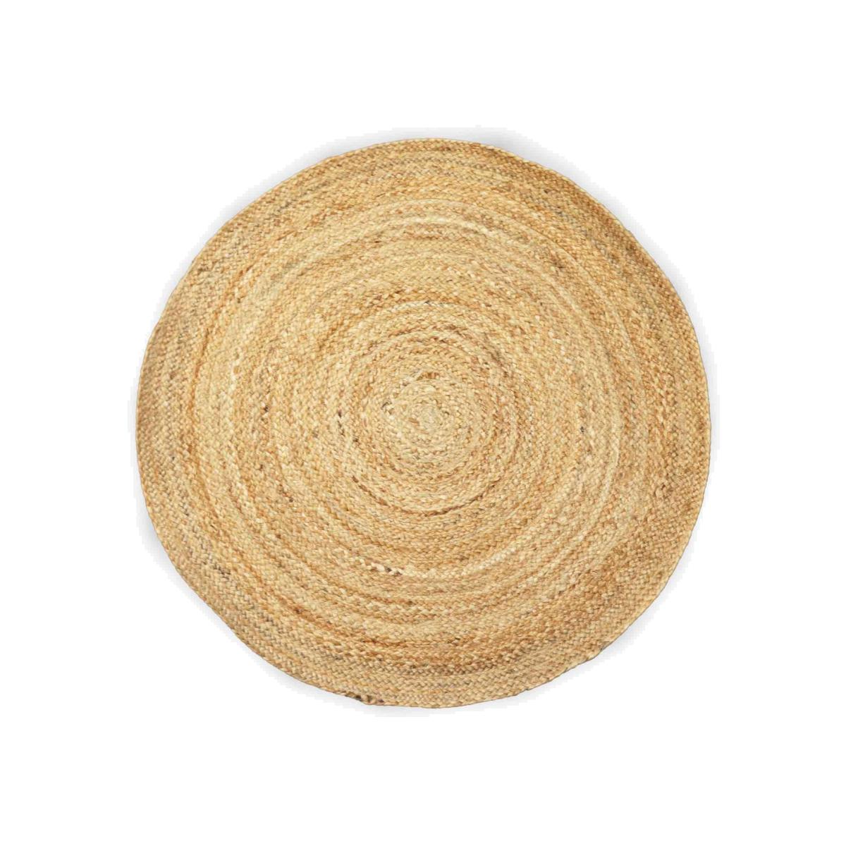 Jute Round Natural Rug - Natutral
