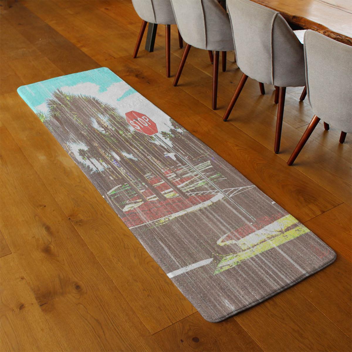 Stop Runner Rug - Red – image 3