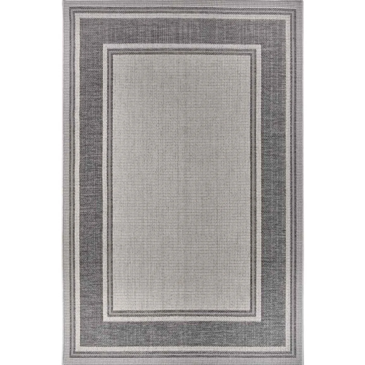 Tribal Bordered Indoor & Outdoor Rug Grey - Grey / 170.0cm – image 2