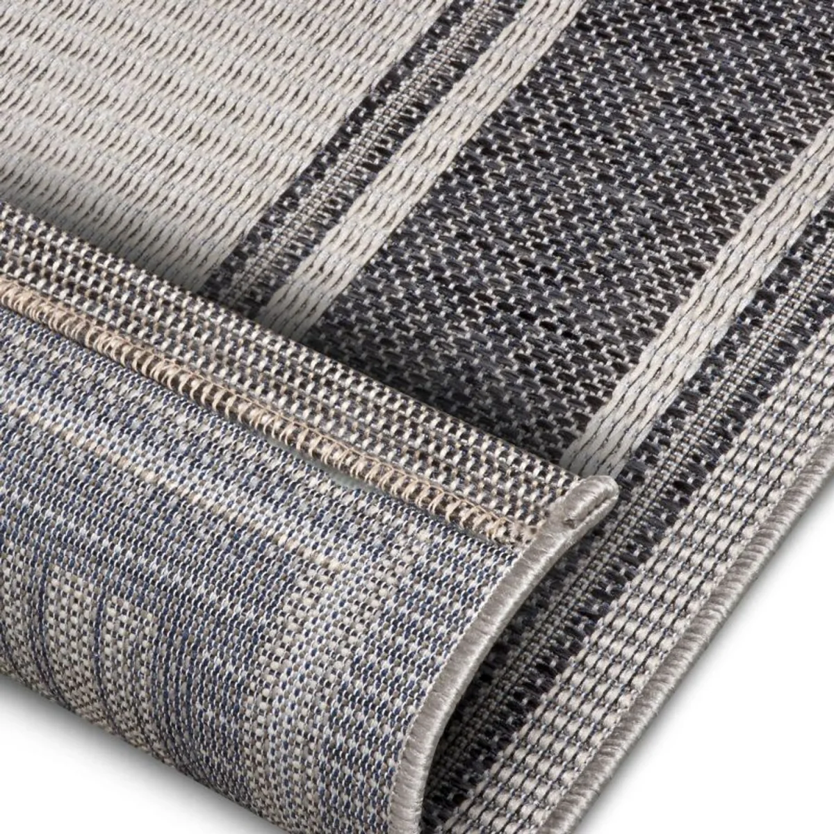 Tribal Bordered Indoor & Outdoor Rug Grey - Grey / 170.0cm – image 3