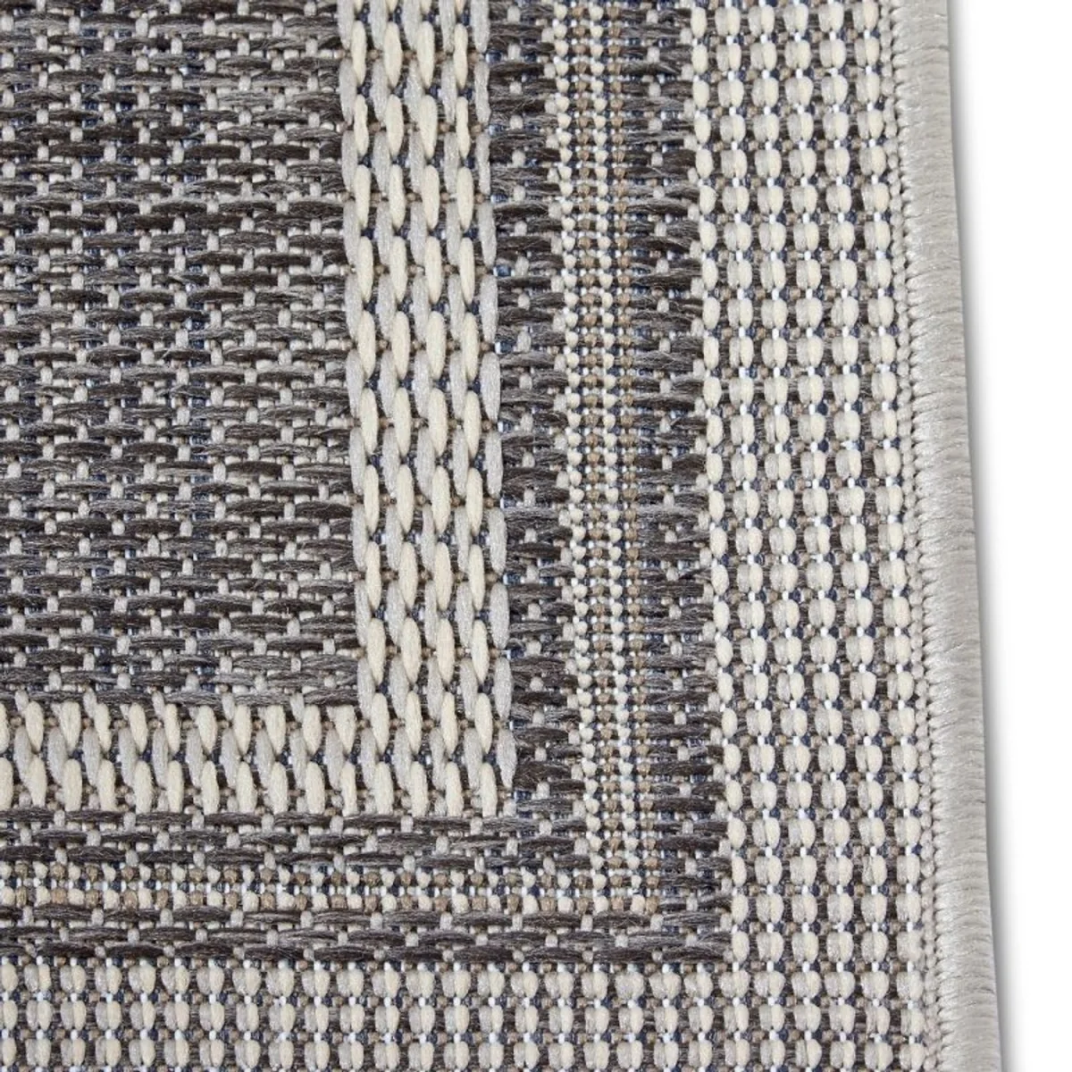 Tribal Bordered Indoor & Outdoor Rug Grey - Grey / 170.0cm – image 4