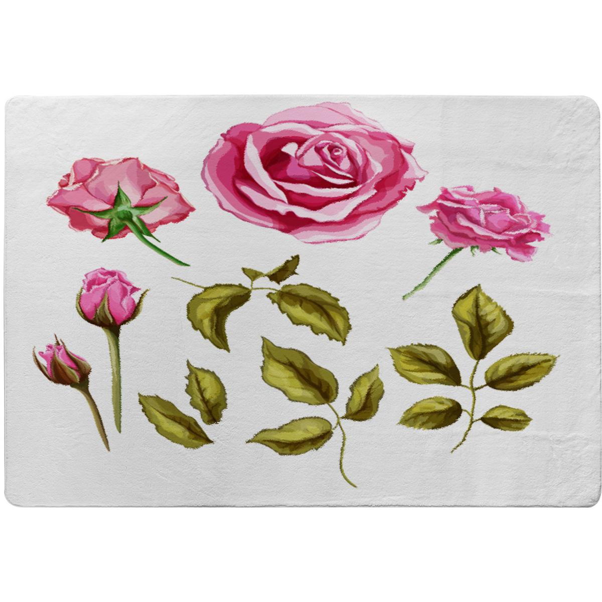 Roses  Leaves Rug - Pink / 230cm – image 2