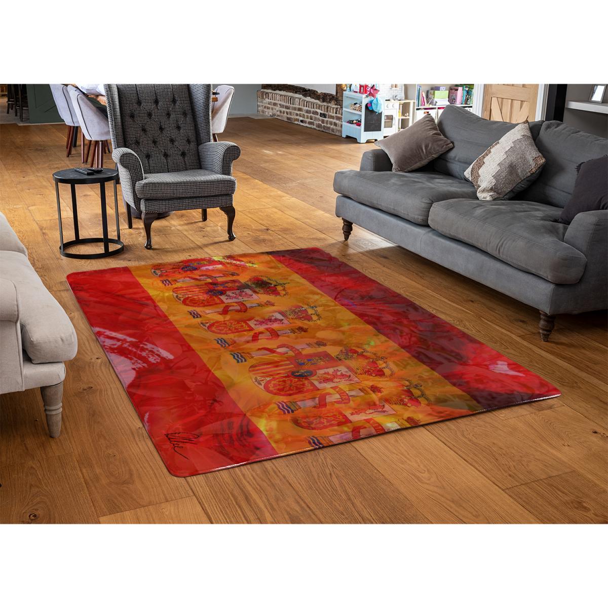 Spain Flag Rug - Red / 230cm – image 3
