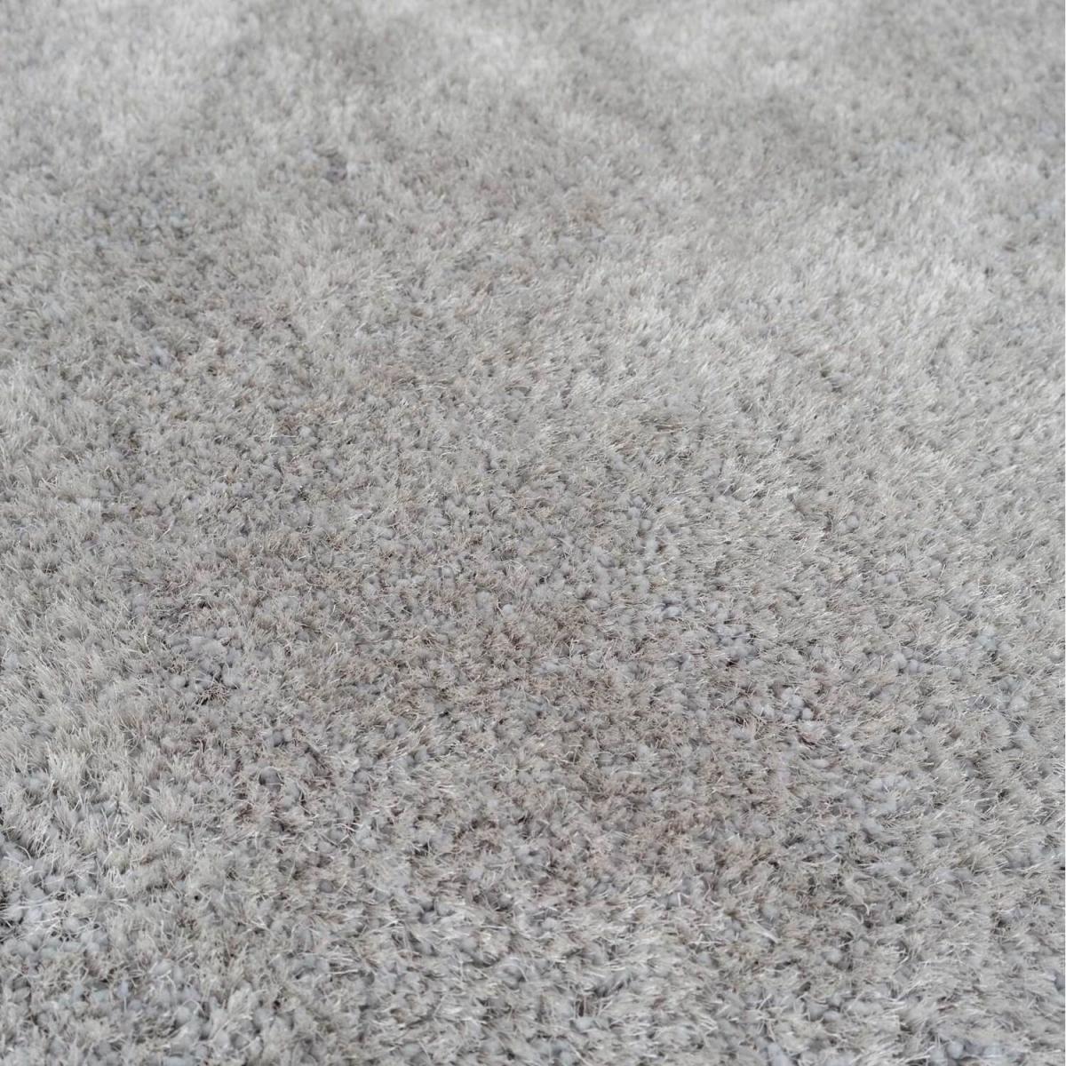 Deluxe Super Soft Silver Grey Deep Pile Shaggy Area Rug - Silver / 280 x 190cm – image 5
