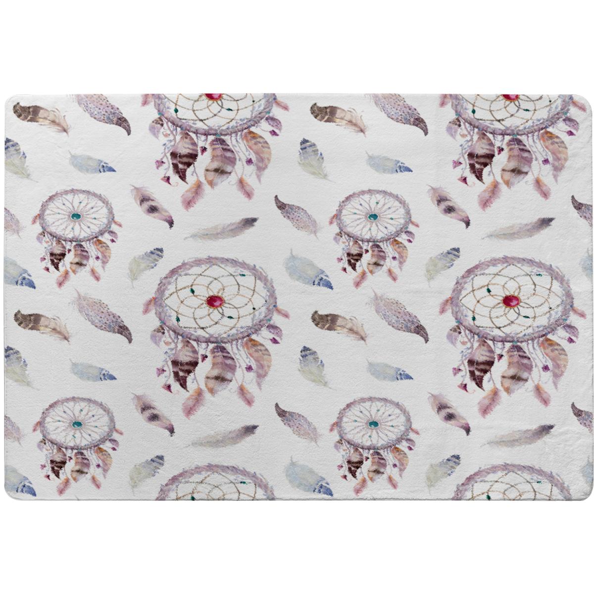 Dreamcatcher And Feather Pattern Rug - Pink / 230cm – image 2
