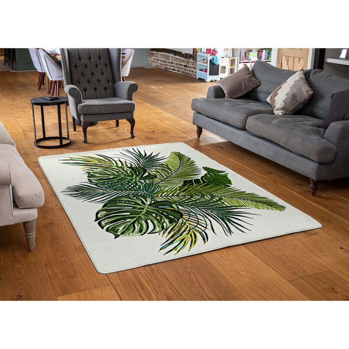 Green Tropical Foliage Rug - Green / 230cm – image 3