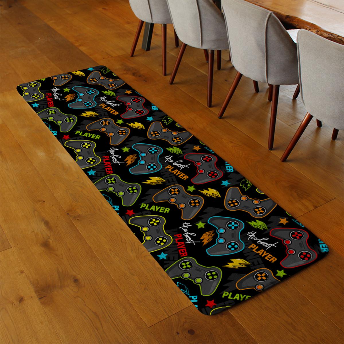 Joystick Game Runner Rug - Black – image 3