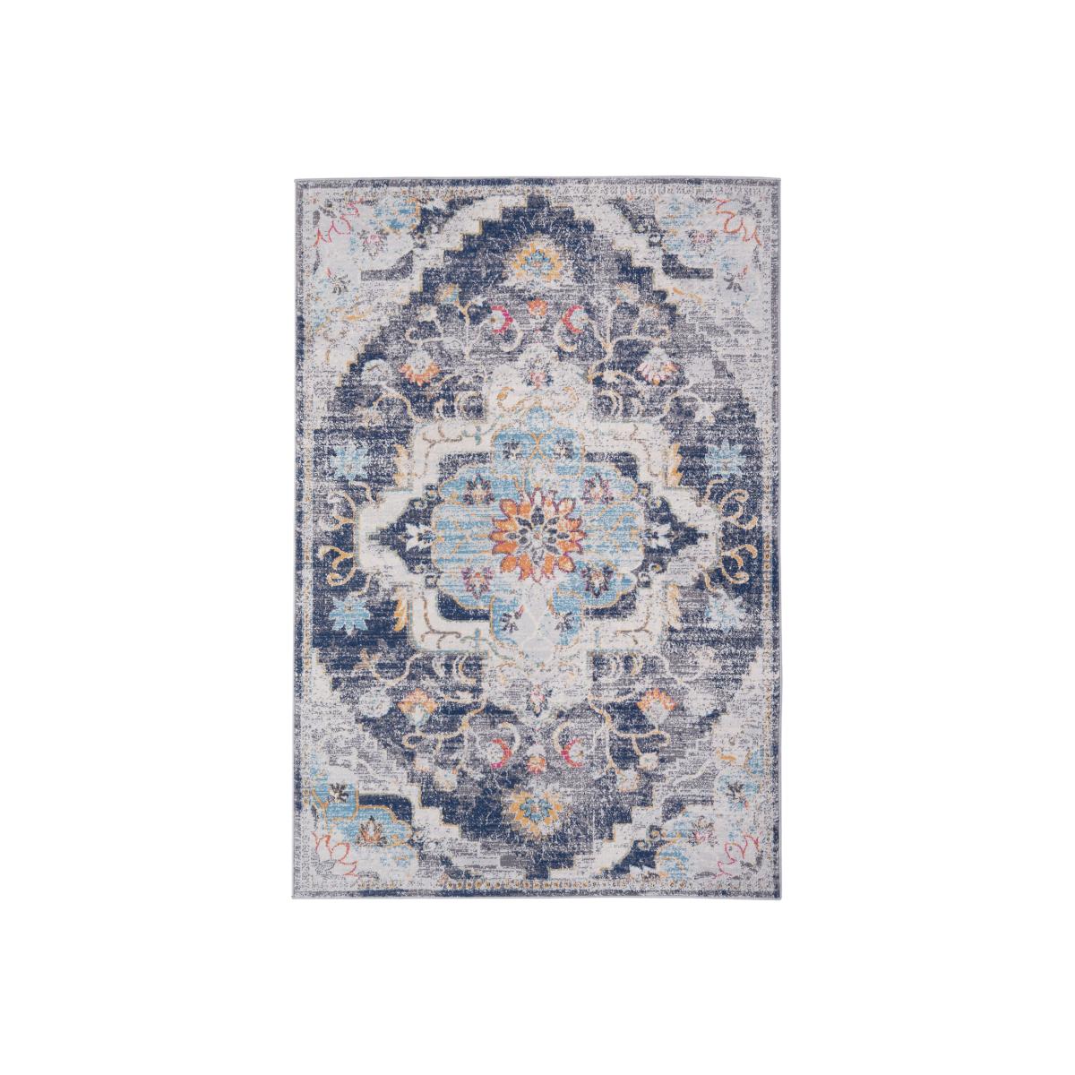 Marrakech Collection Vintage Rugs in Multicolour 470 - Neutral / 80cm