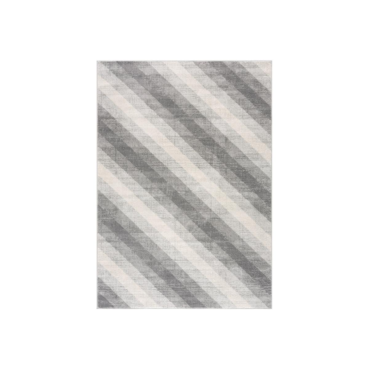 Montana Collection Modern Rugs in Grey 3764G - Grey / 80cm