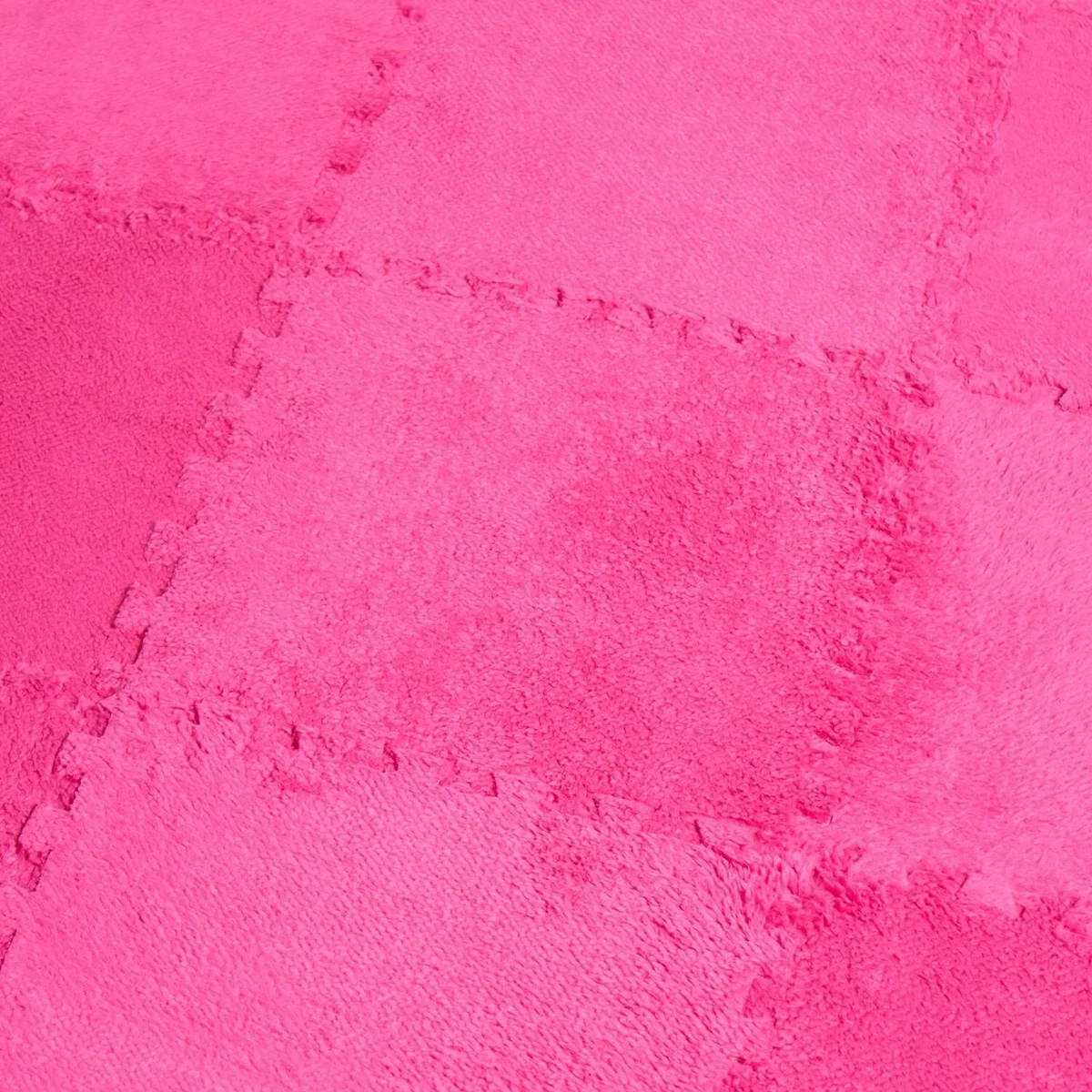 OHS 9 Piece Interlocking Teddy Tiles - Hot Pink – image 5