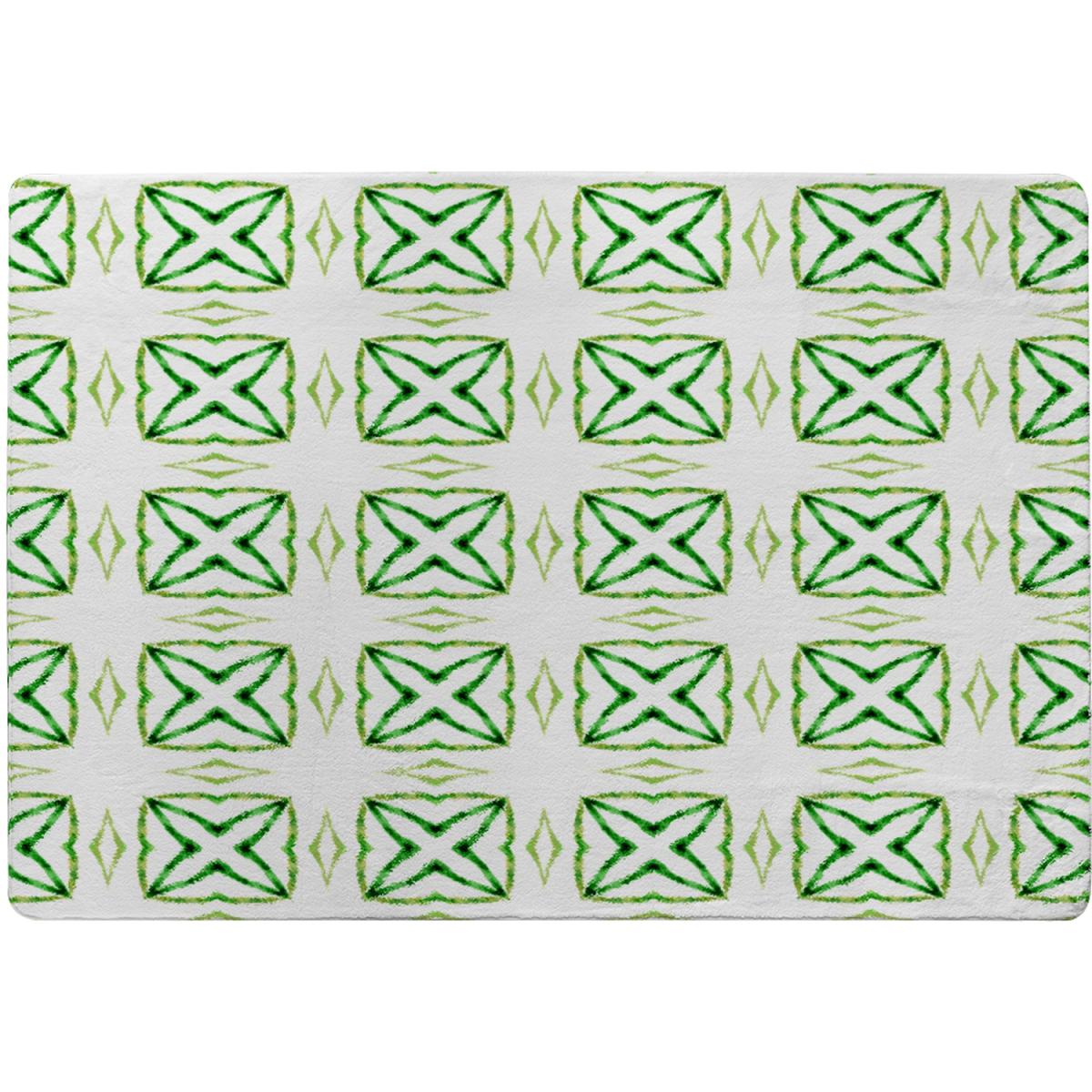 Green Extraordinary Boho Chic Summer Design Rug - Green / 230cm – image 2