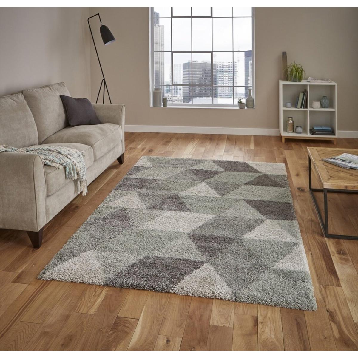 Royal Nomadic 7611 GreyAqua Green Rug - Grey/Aqua / 220cm – image 1