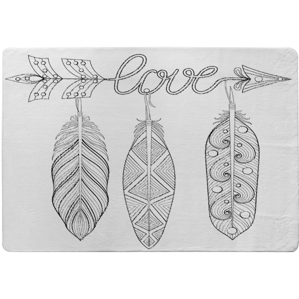 Bohemian Arrow Rug - Black / 230cm – image 2