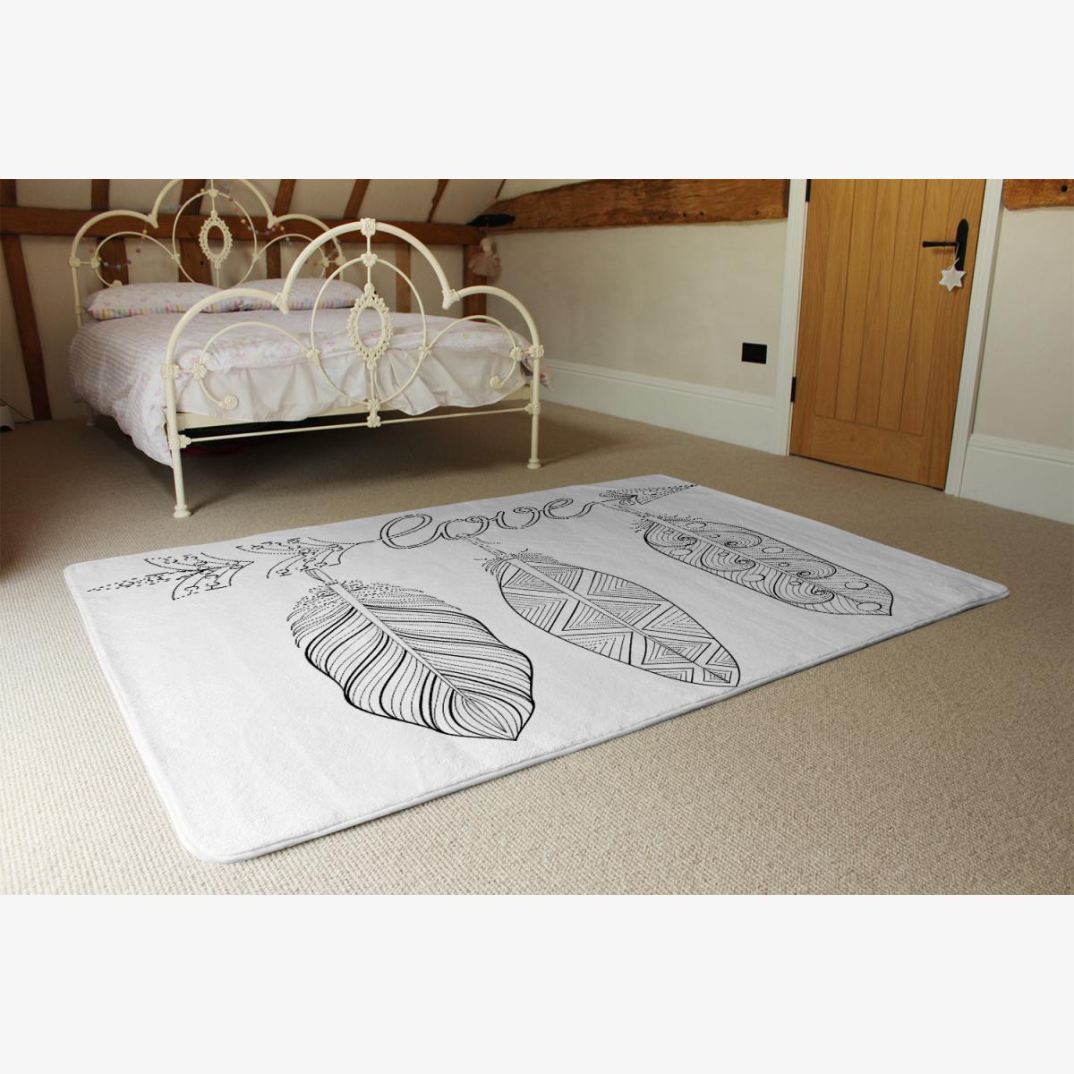 Bohemian Arrow Rug - Black / 230cm – image 1