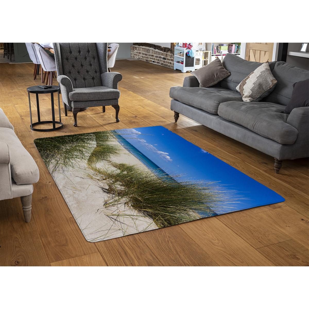 Salento, Sand Dunes Designer Rug - Blue / 200cm – image 2
