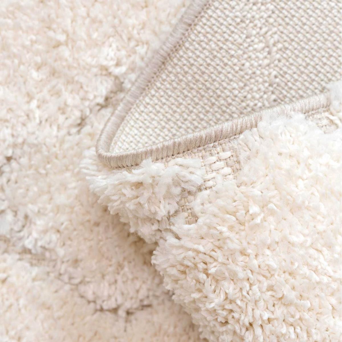 Natural Beige Diamond Aztec Textured Flatweave Indoor Outdoor Rug - Beige / 170 x 120cm – image 6
