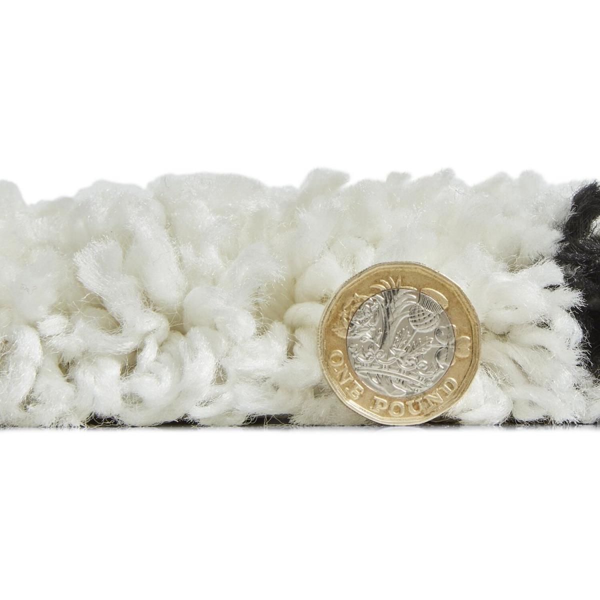 Scandi Berber - White/Black / 170cm – image 6