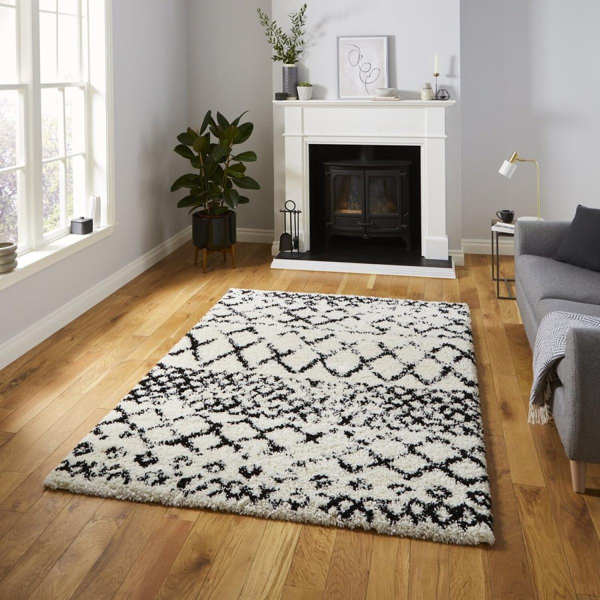 Scandi Berber - White/Black / 170cm – image 1