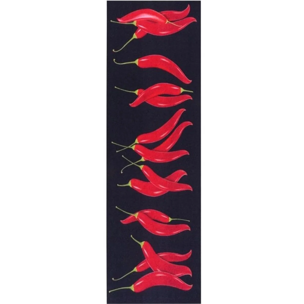 Hanse Home Cook Clean Chili Dance Polyester Kitchen Runner Rug Black - Black – image 2