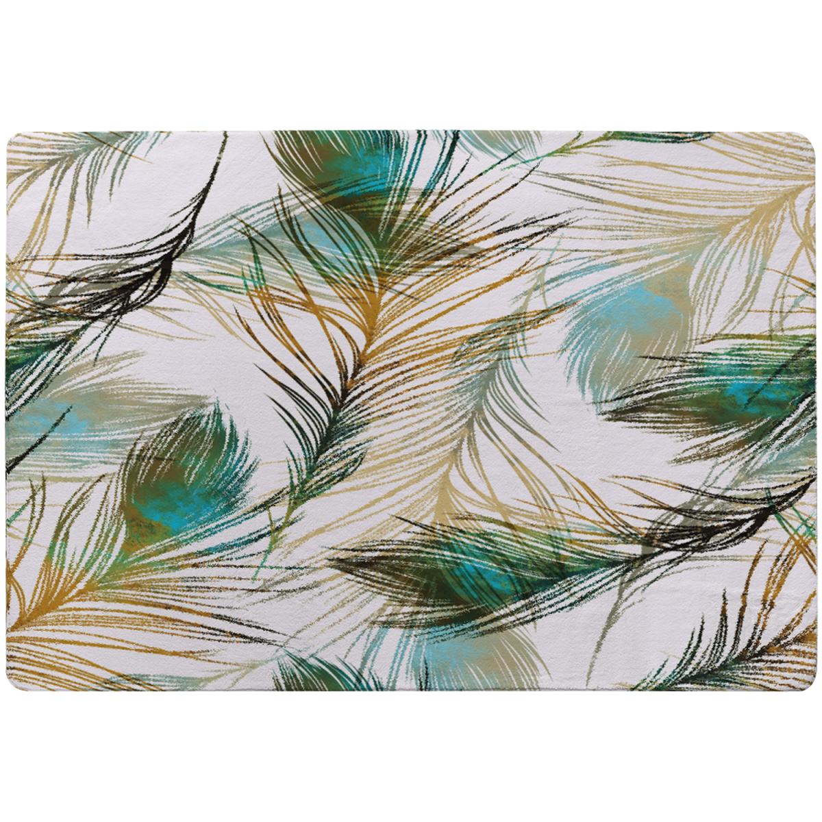 Imprints Peacock Feathers Rug - Green / 230cm – image 2
