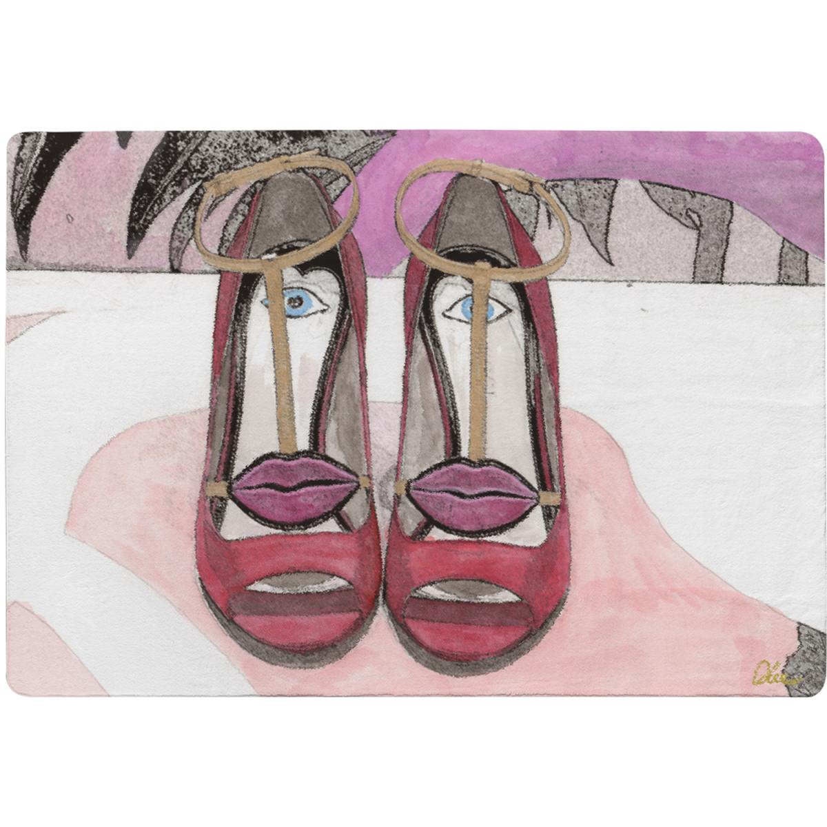 Lips Shoes Rug - Pink / 230cm – image 2