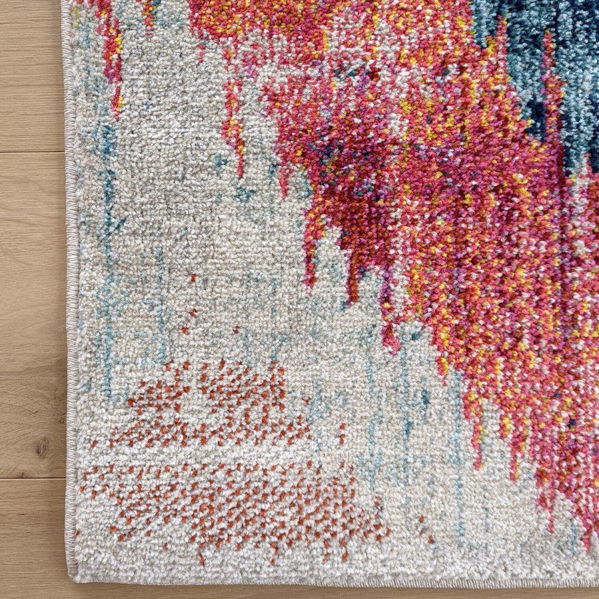 Multicoloured Chevron Flatweave Area Rug - Aldora - Multi / 160x230cm – image 3