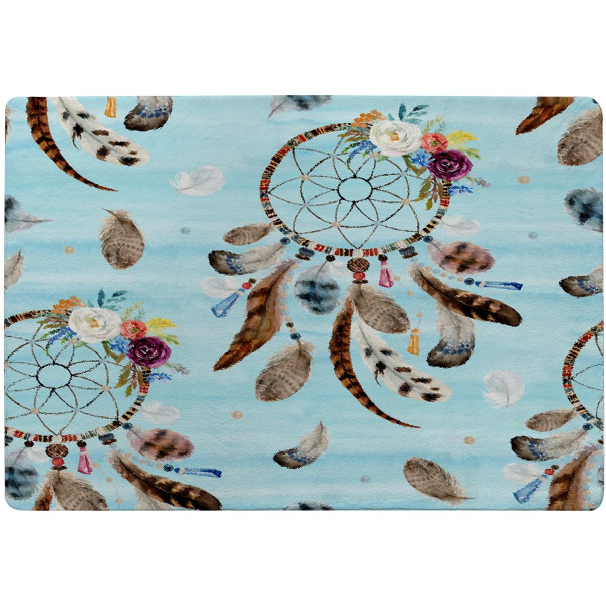 Native American Tribe Decor Rug - Blue / 230cm – image 2