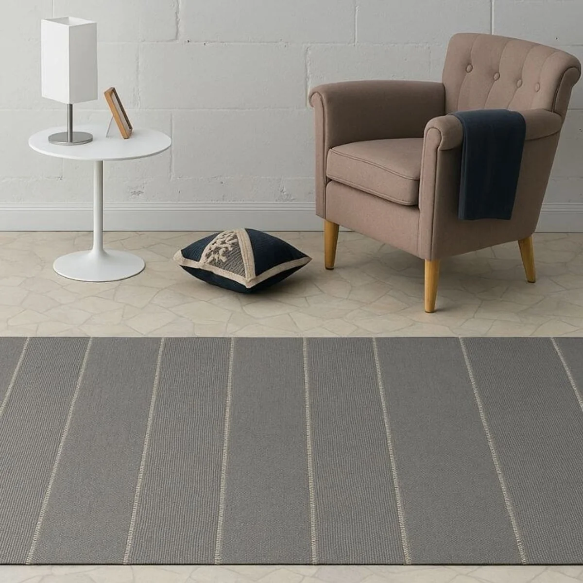 Furth Striped Indoor & Outdoor Rug Grey - Grey / 290.0cm – image 3