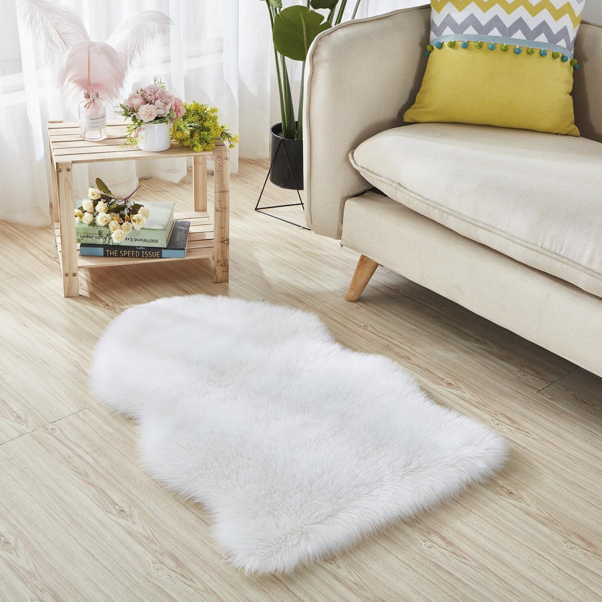 Luxury Faux Fur Rug - Dark Grey – image 12
