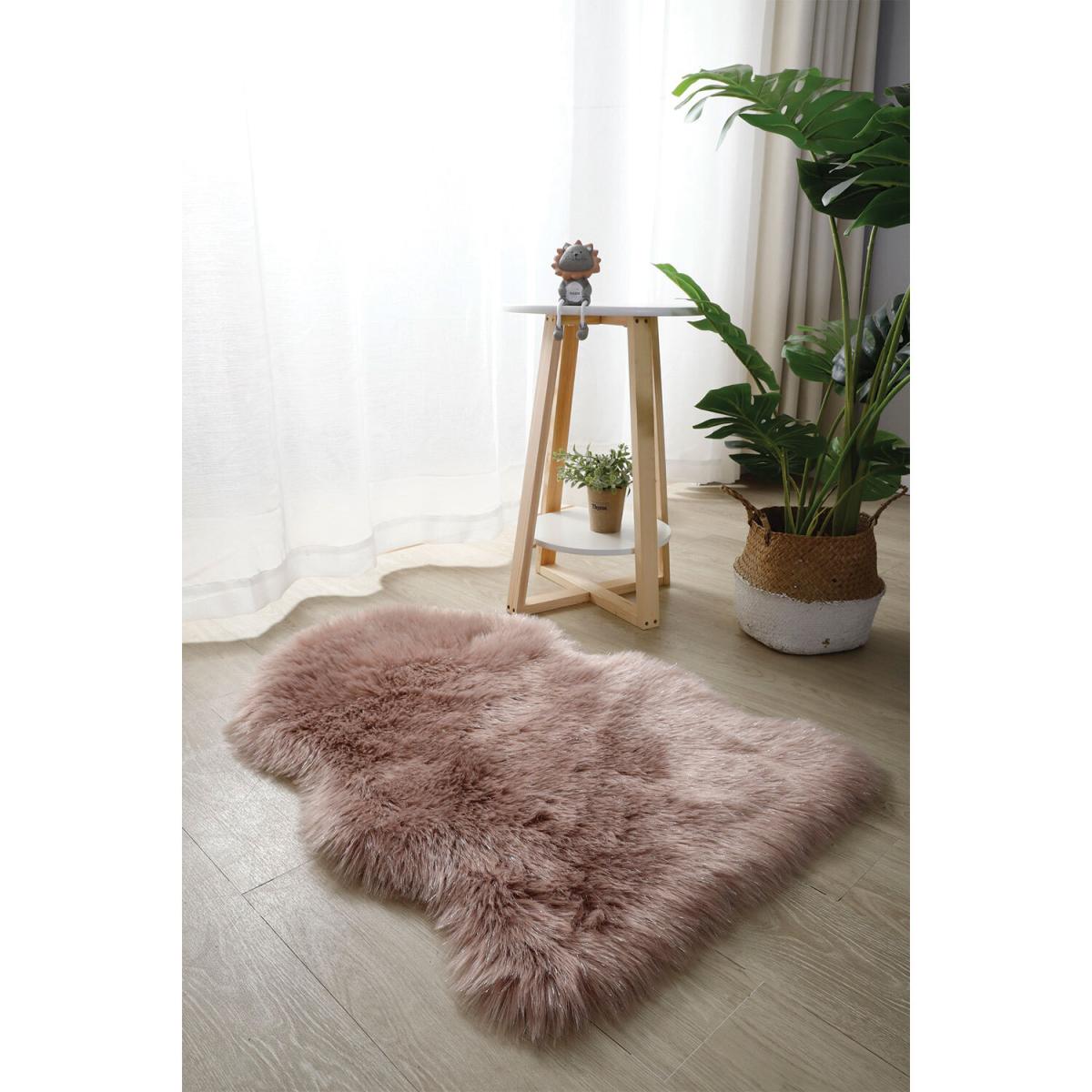 Luxury Faux Fur Rug - Dark Grey – image 22