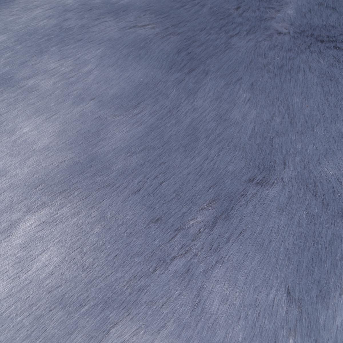Luxury Faux Fur Rug - Dark Grey – image 23