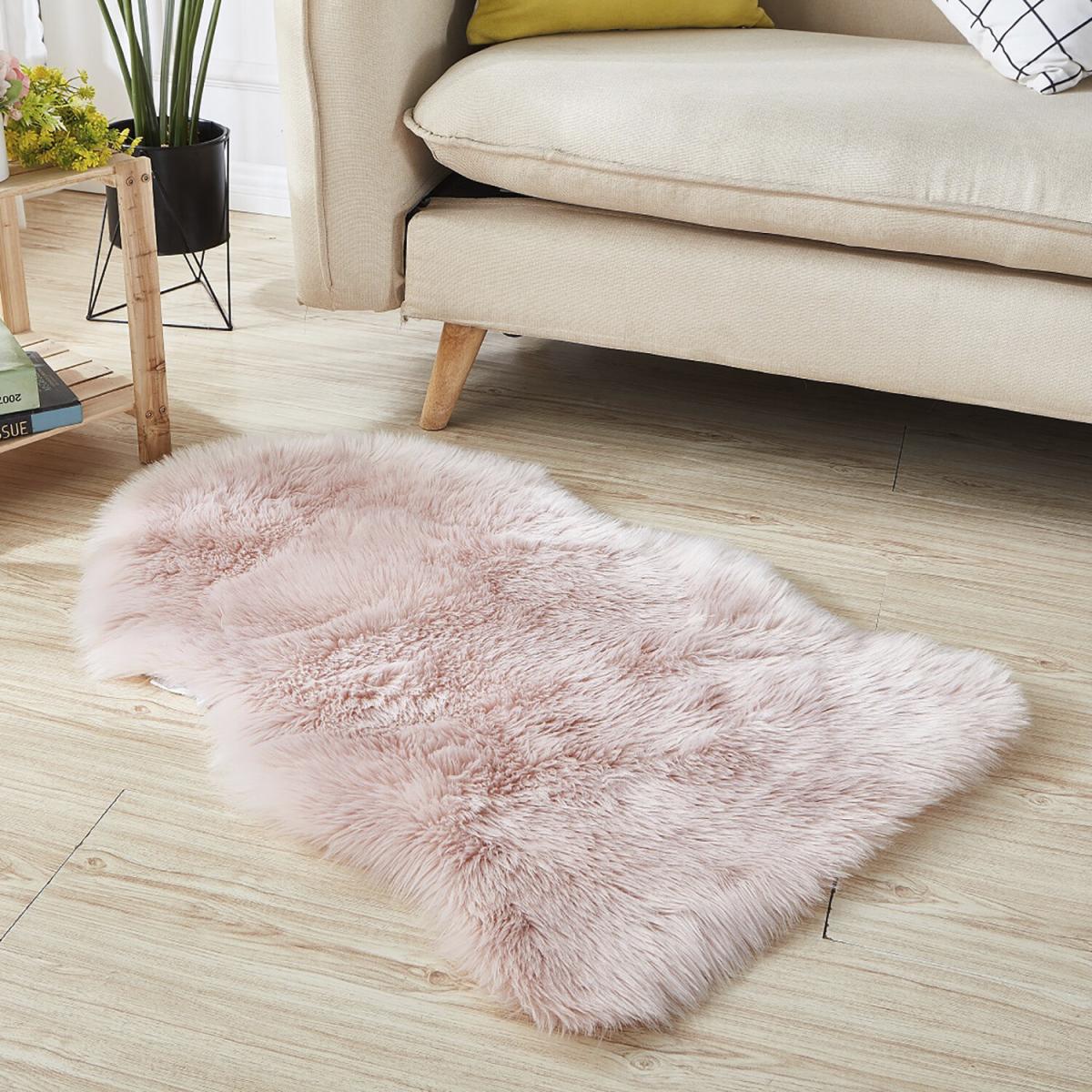 Luxury Faux Fur Rug - Dark Grey – image 27