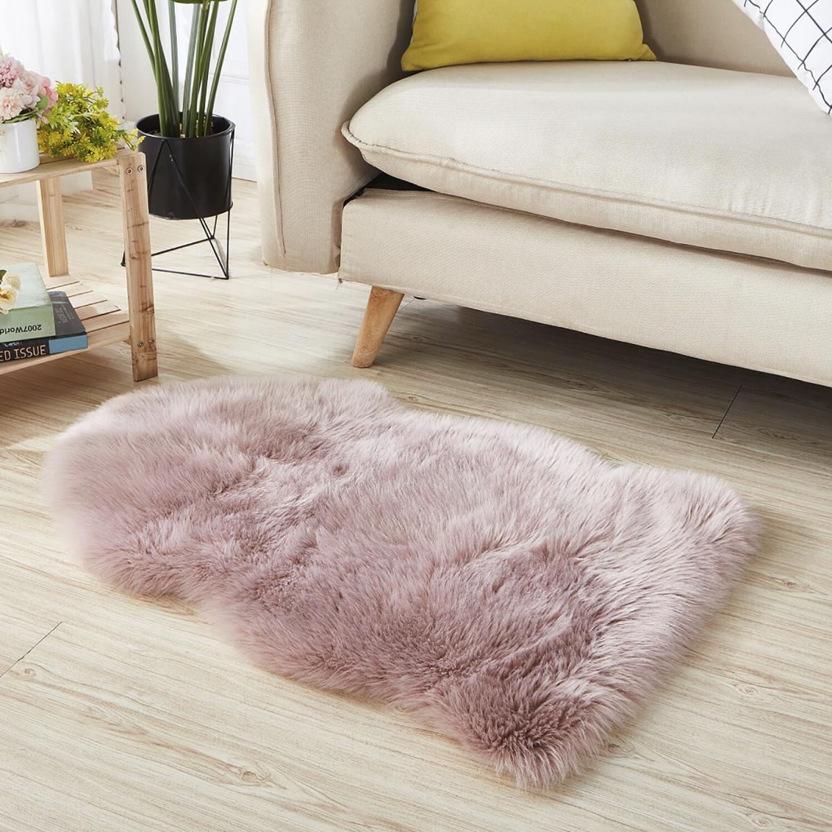 Luxury Faux Fur Rug - Dark Grey – image 30