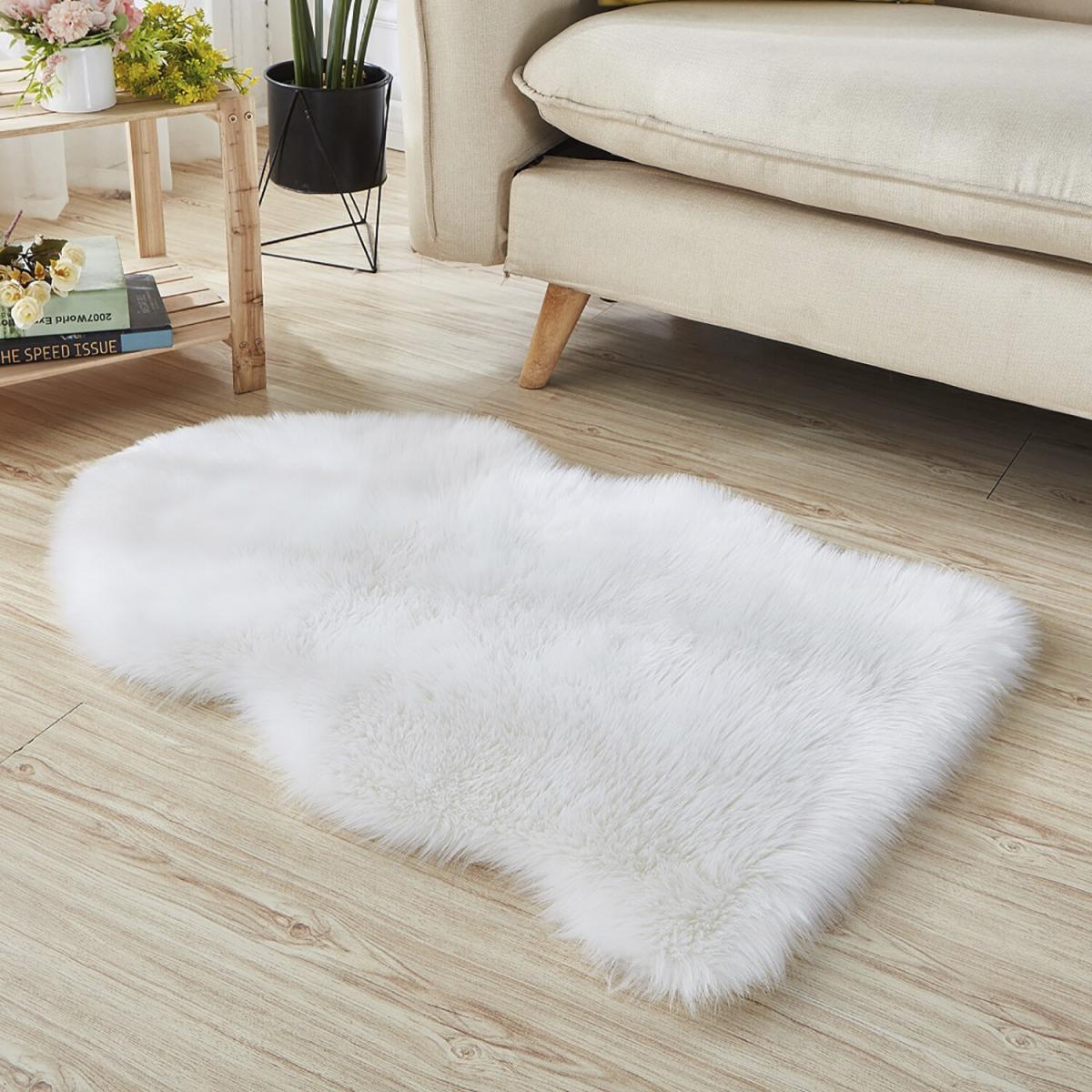 Luxury Faux Fur Rug - Dark Grey – image 35