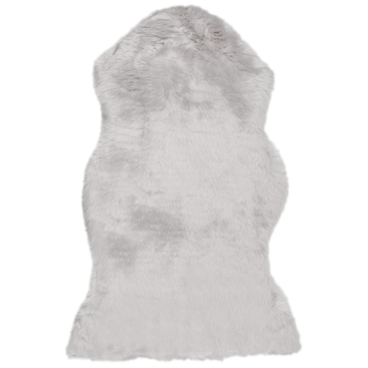 Luxury Faux Fur Rug - Dark Grey – image 7