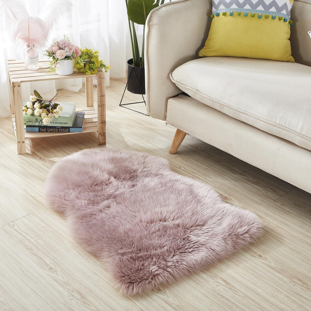 Luxury Faux Fur Rug - Dark Grey – image 10
