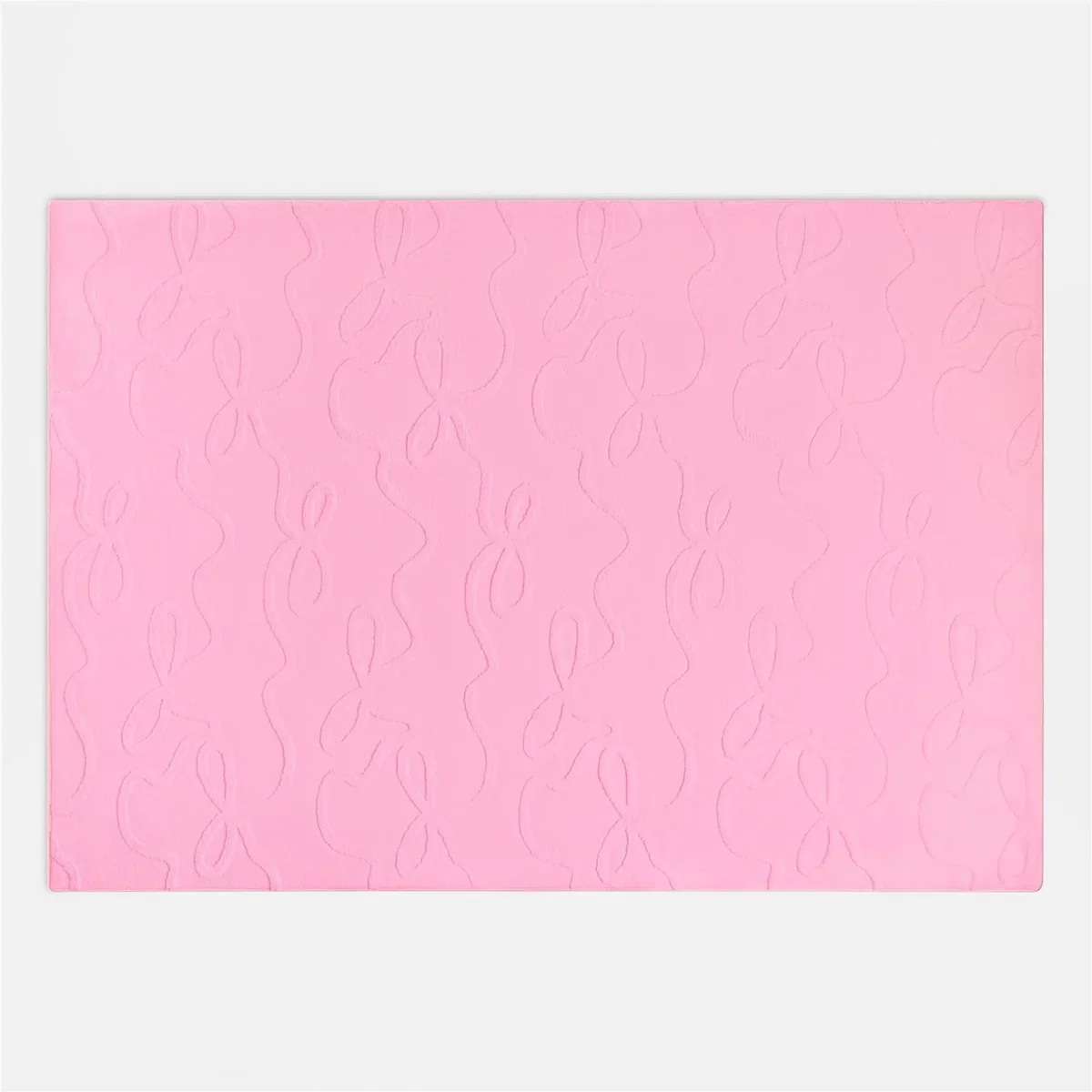 OHS Tufted Bows Decorative Rug - Dusky Pink / 160cm – image 2