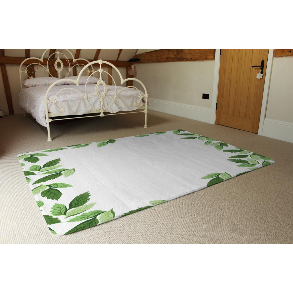 Green Border Designer Rug - Green / 150cm – image 3