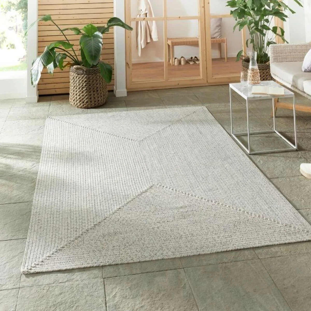 Trenzado Indoor & Outdoor Rug White - White / 200.0cm – image 5