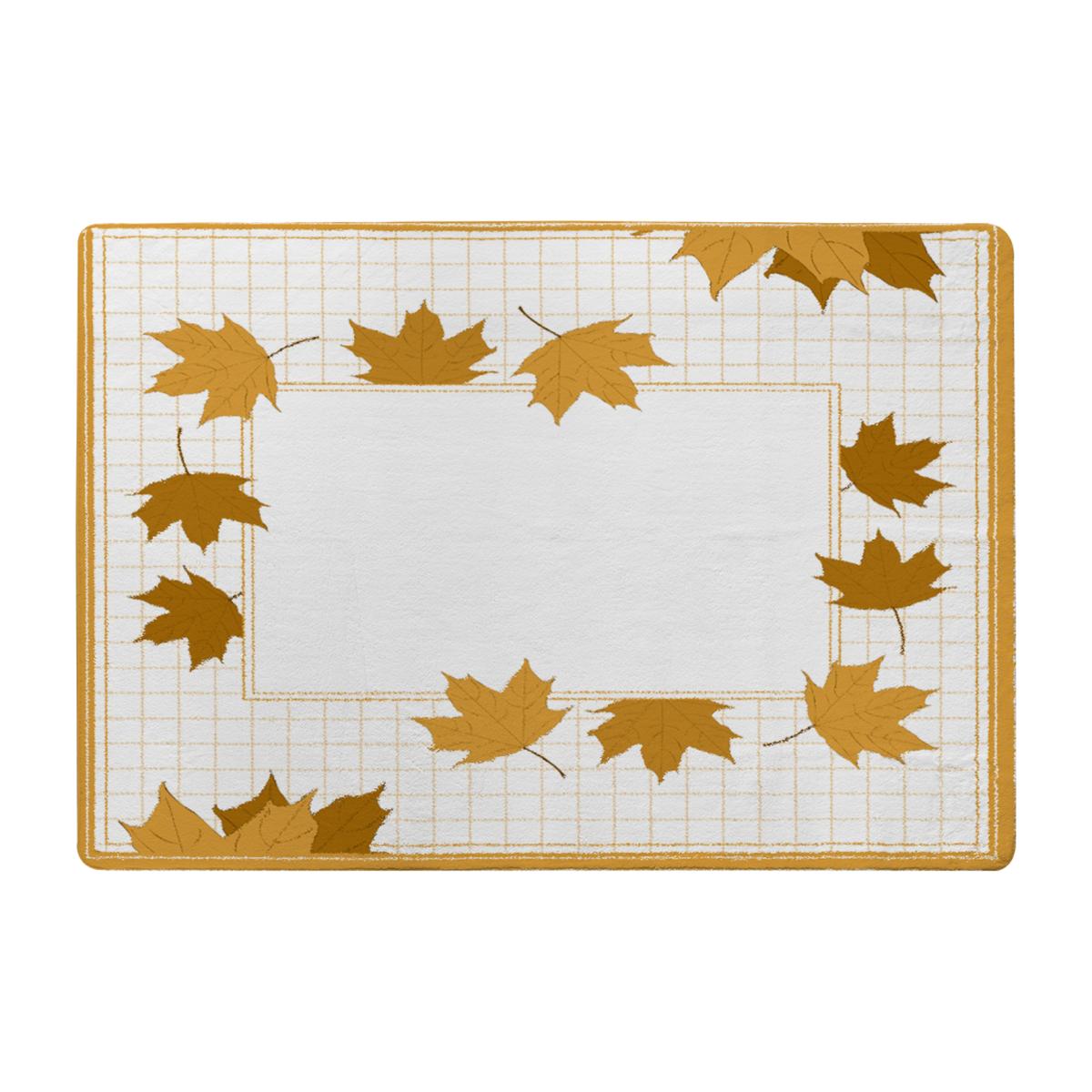 Golden Autumn Designer Rug - Orange / 200cm – image 1