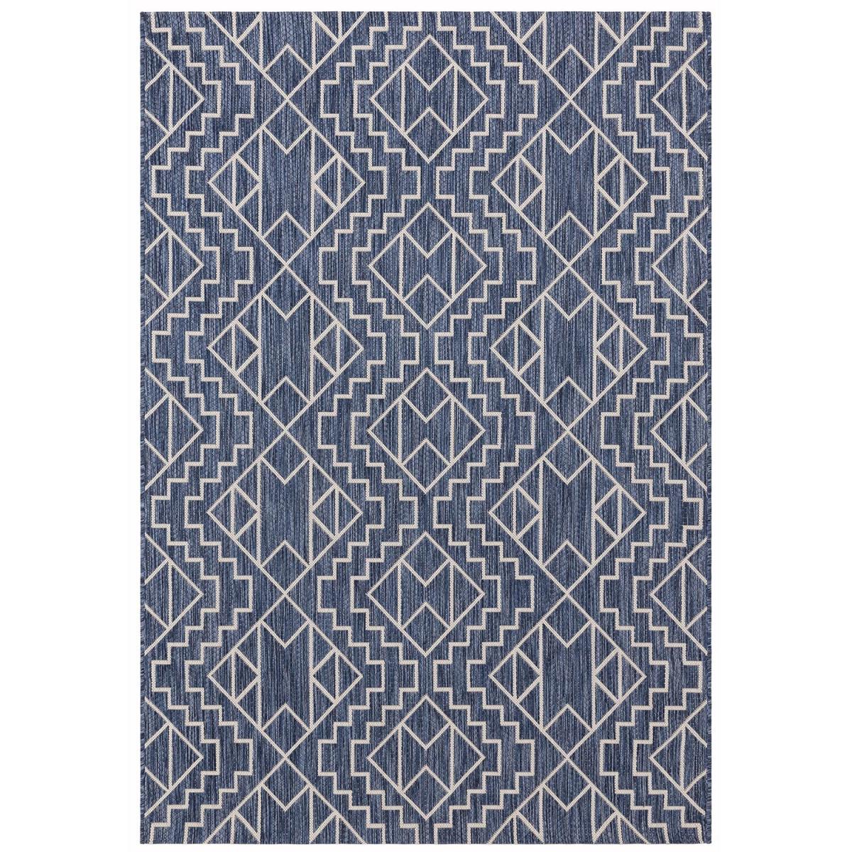 Abstract Indoor Outdoor Rug - Light Grey / 160cm – image 11