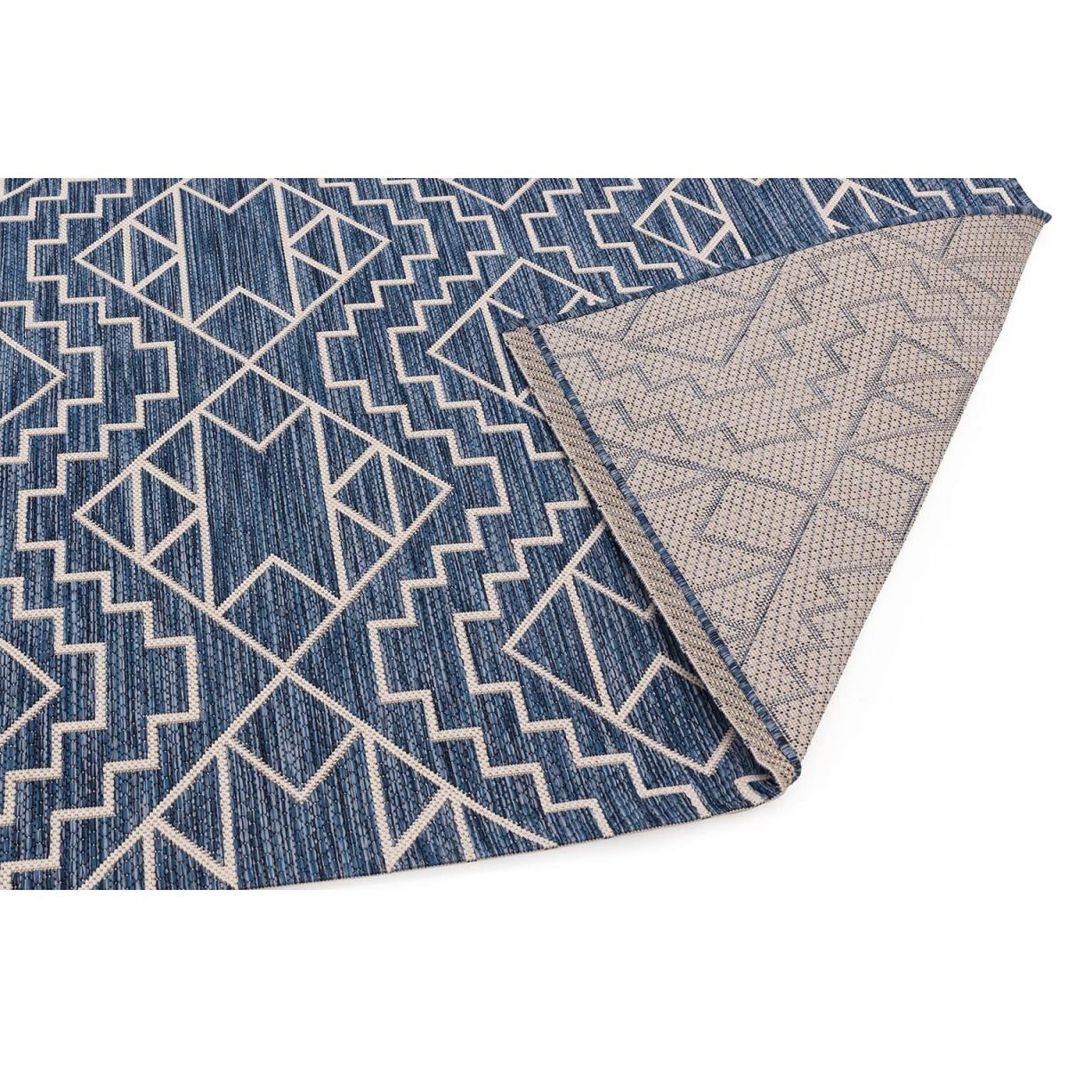 Abstract Indoor Outdoor Rug - Light Grey / 160cm – image 13