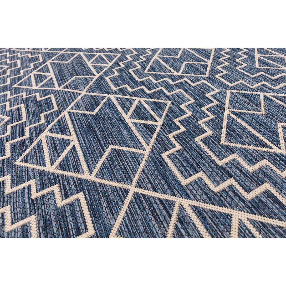 Abstract Indoor Outdoor Rug - Light Grey / 160cm – image 14